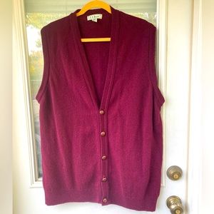 L.L. Bean Men’s Tall XL sweater vest